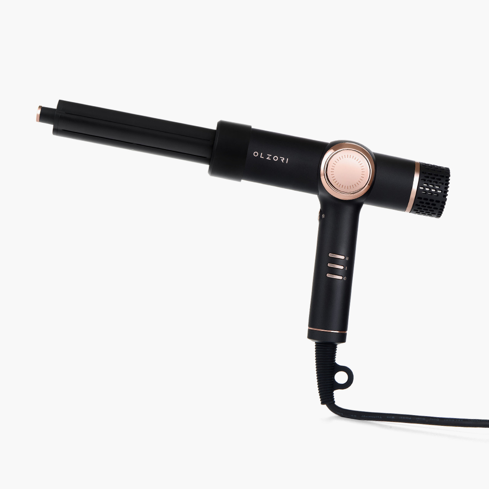 Фен Olzori X-Air с 15 режимами, бесщеточным мотором StrongFlow, встроенным ионизатором и 4 насадками для укладки