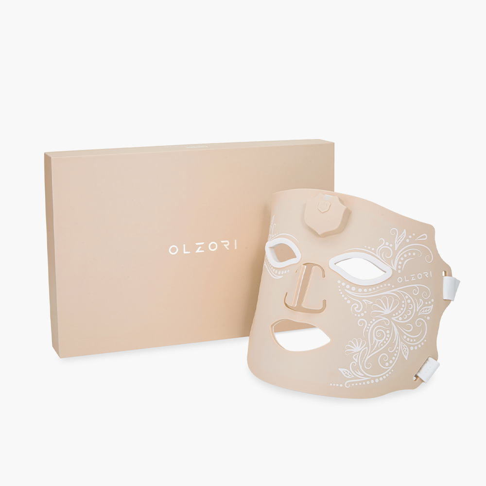 Косметическая LED-маска Lumino из гипоаллергенного силикона для комплексного ухода за кожей лица