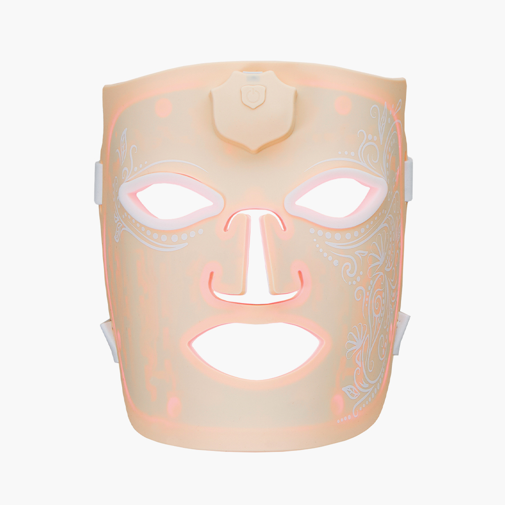 Косметическая LED-маска Lumino из гипоаллергенного силикона для комплексного ухода за кожей лица