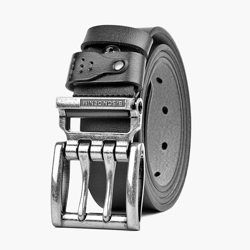 Ремень ручной работы Bison Denim Grace из натуральной воловьей кожи с полимерной пропиткой AquaShield