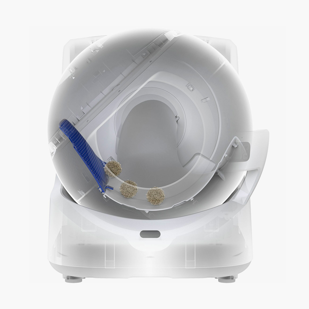 Умный лоток для кошек Petkit Purobot Ultra с автоматической системой очистки, панорамными AI-камерами и дистанционным управлением