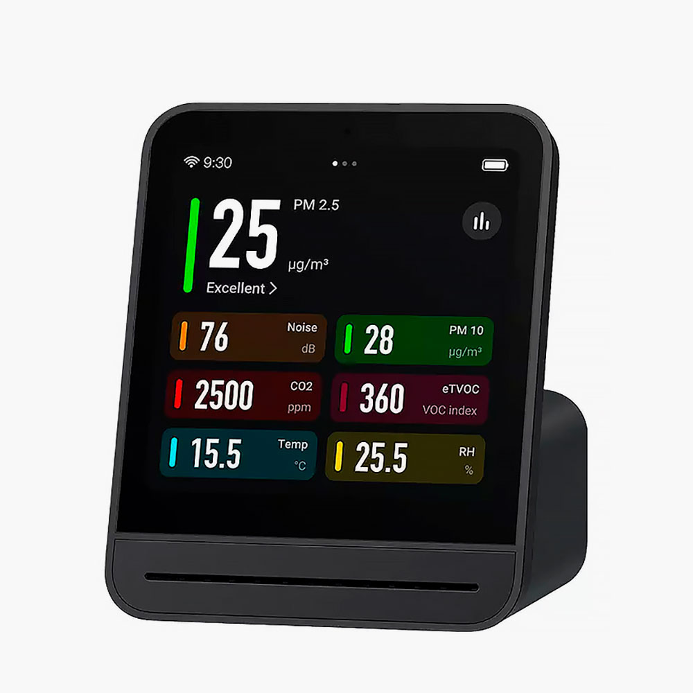 Монитор качества воздуха Xiaomi Qingping Air Monitor 2 CGS2 - всё о воздухе в вашем доме  на одном экране