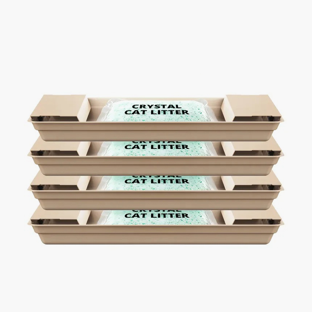 Набор для умного лотка Petkit Purobot Crystal Duo со сменным поддоном и силикагелевым наполнителем