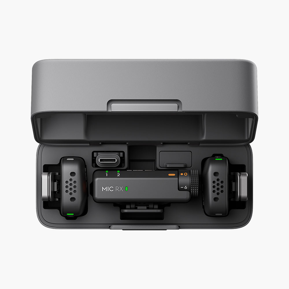 Беспроводные петличные микрофоны DJI Mic Mini с динамическим преобразователем и системой активного шумоподавления, 2 шт.