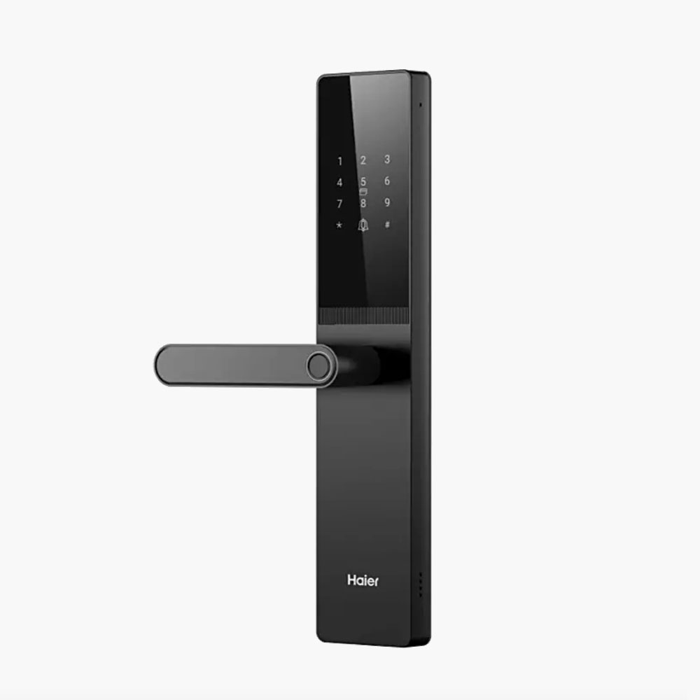 Умный дверной замок Haier HFD-T15-CA с 5 способами разблокировки, сигнализацией и защитой от взлома и подглядывания