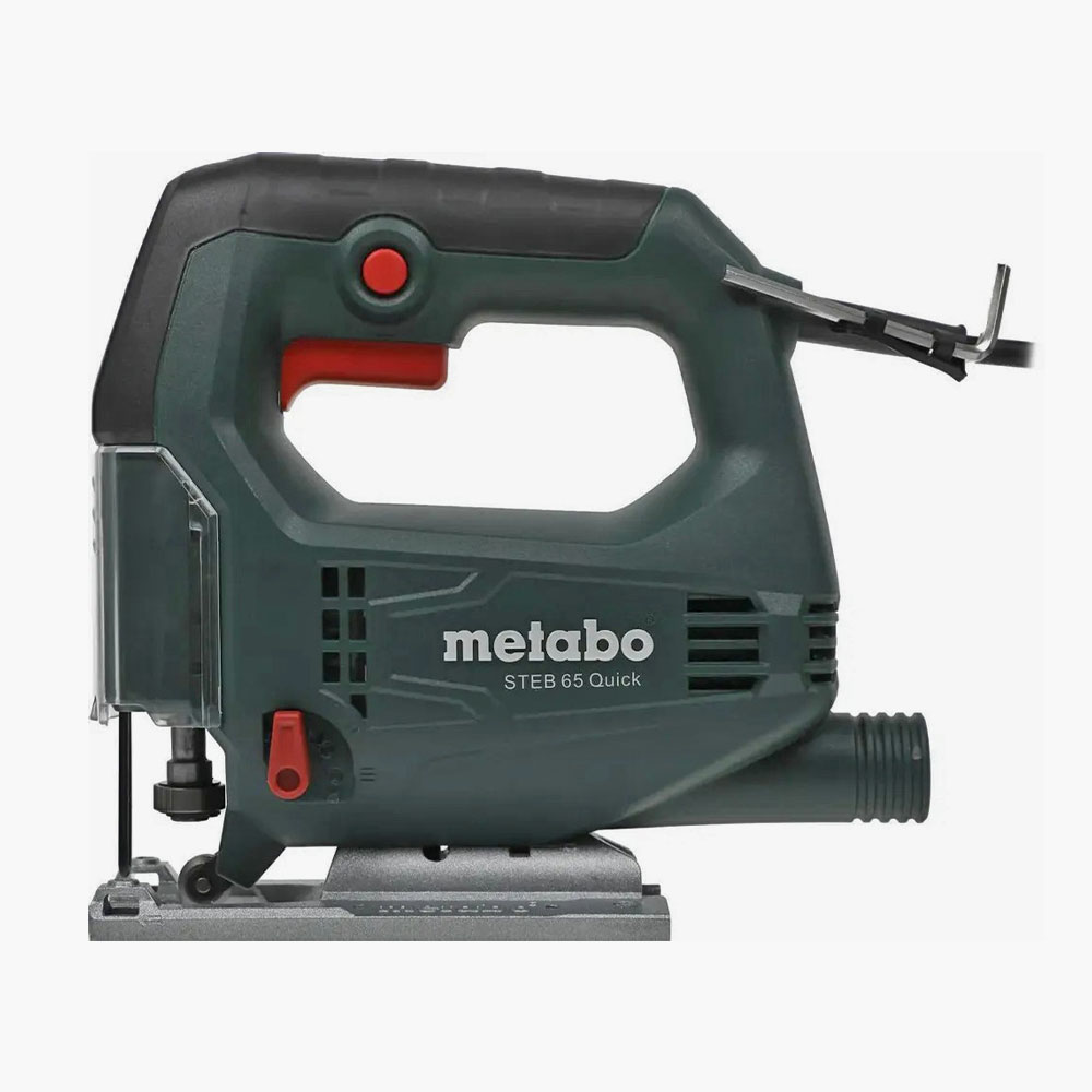 Электролобзик Metabo STEB 65 Quick с маятниковым механизмом и системой EzClean для подключения пылесоса