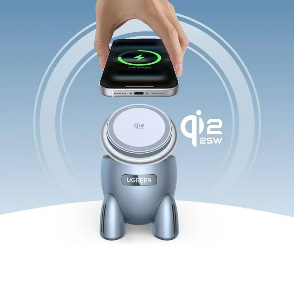 Беспроводное зарядное устройство UGREEN W713 Qi2 25W