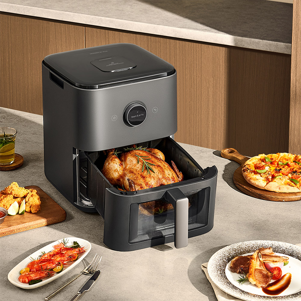 Аэрогриль с паром Mijia Smart Steam Air Fryer 7L  - сочная еда и румяная корочка в одной чаше