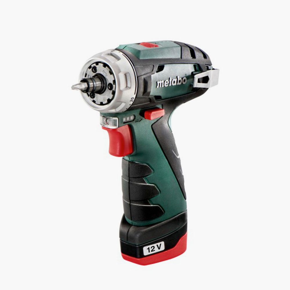 Аккумуляторная дрель-шуруповерт Metabo PowerMaxx BS с двойной аккумуляторной системой и быстросменными насадками