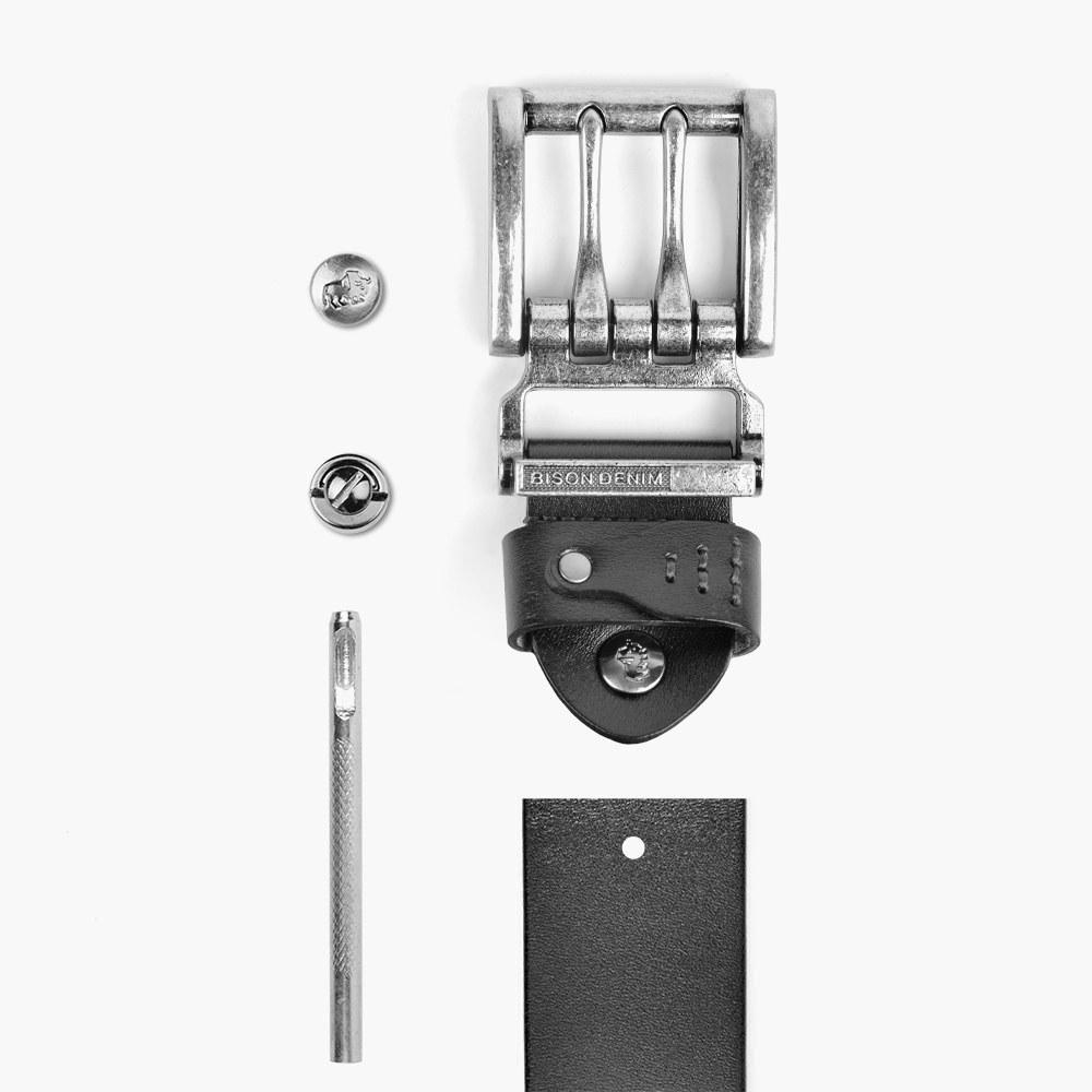 Ремень ручной работы Bison Denim Grace из натуральной воловьей кожи с полимерной пропиткой AquaShield