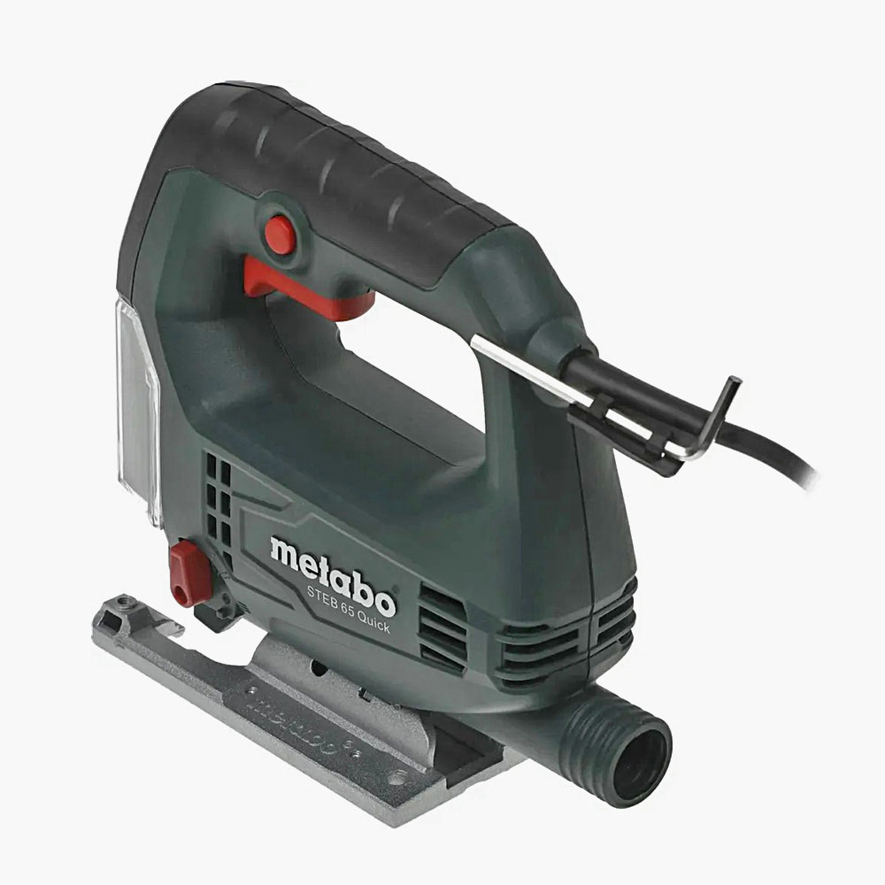Электролобзик Metabo STEB 65 Quick с маятниковым механизмом и системой EzClean для подключения пылесоса