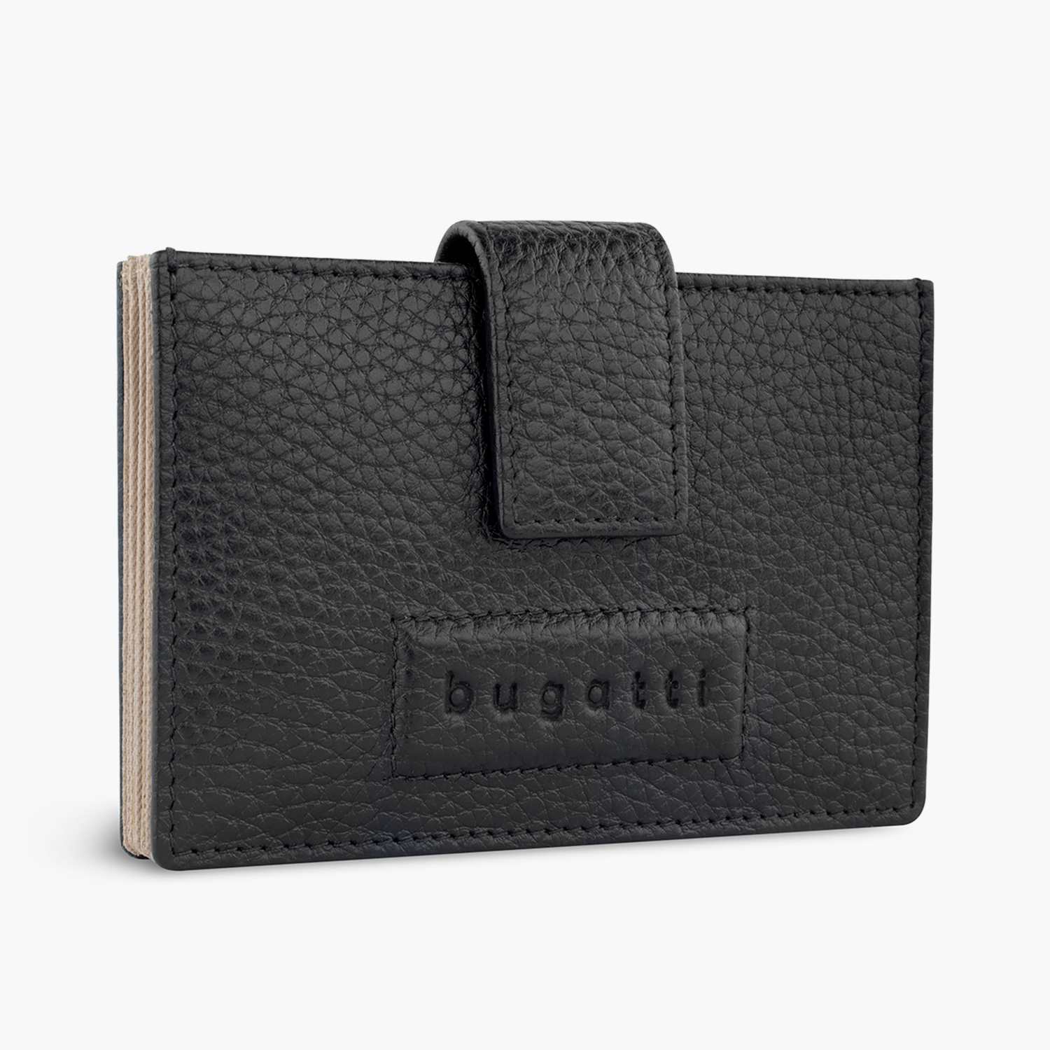 Дизайнерский картхолдер Bugatti Elsa CardPRO из натуральной воловьей кожи с 5 отделениями и RFID-защитой пластиковых карт