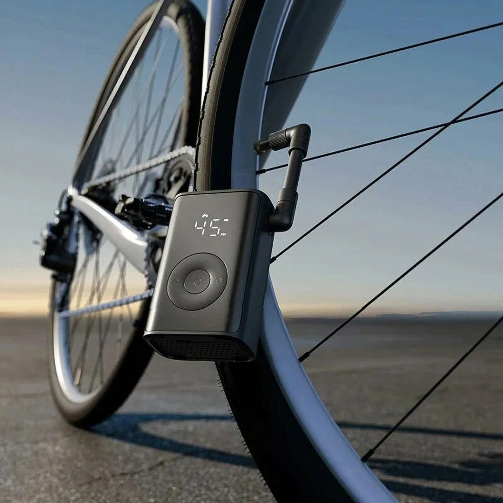 Компактный насос Xiaomi MJB с цифровым манометром, LED-фонарем и бесщеточным двигателем