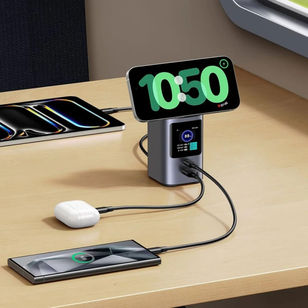Внешний аккумулятор UGREEN Nexode PB771 20000 мАч 145W с MagSafe и Qi2