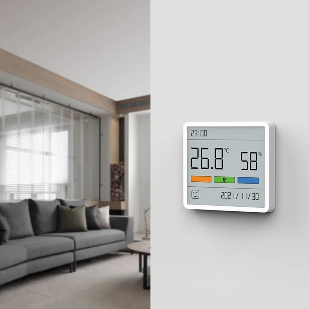 Метеостанция Xiaomi Duka AtuMan с ЖК-дисплеем, часами и термогигрометром XiSensirion