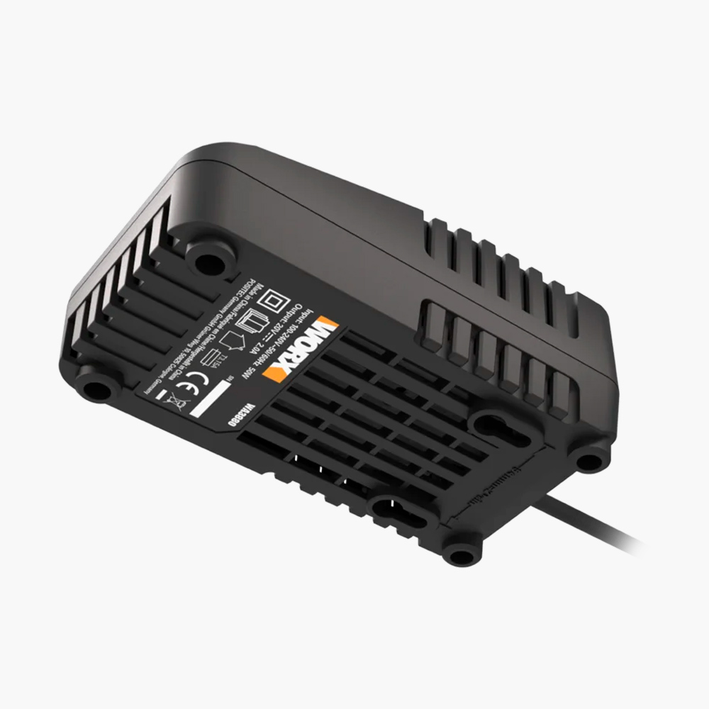 Зарядное устройство WORX WA3880 (20 В, 2 A) с электронной защитой от неполадок