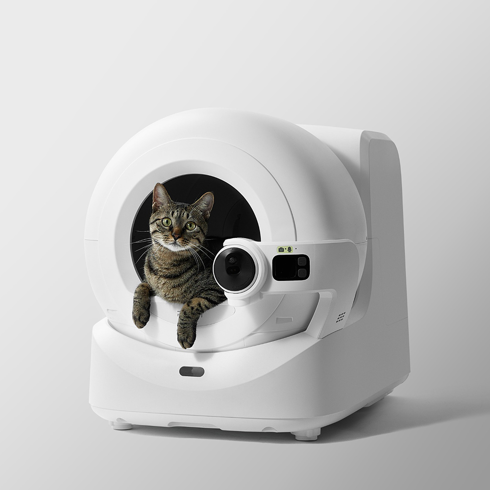 Умный лоток для кошек Petkit Purobot Ultra с автоматической системой очистки, панорамными AI-камерами и дистанционным управлением