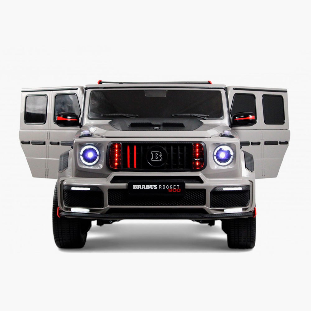 Двухместный детский электромобиль RiverToys Z888ZZ в дизайне Brabus с дистанционной системой управления и медиапанелью