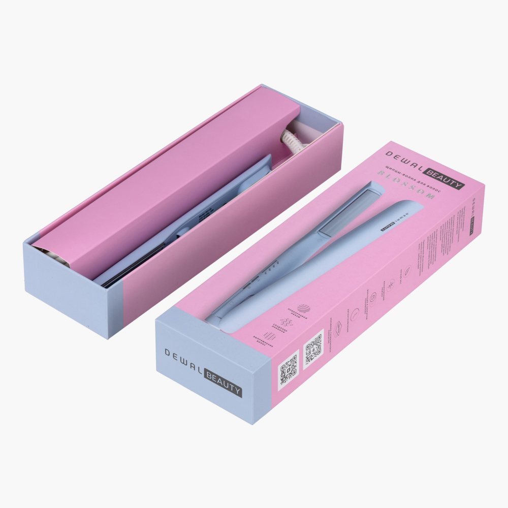 Щипцы для волос Dewal Beauty HI2130 с турмалиновыми пластинами, точной регулировкой температуры и поворотным шнуром Rotocord