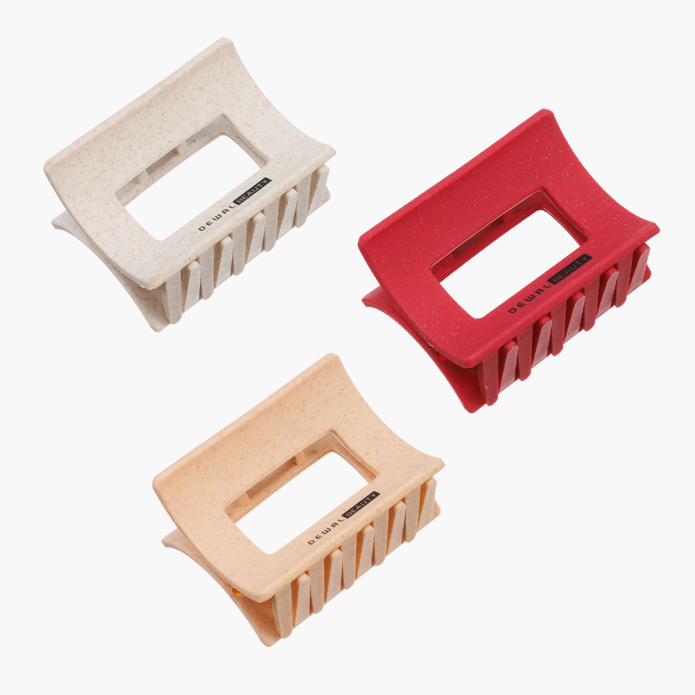 Трихологическая заколка-краб Dewal Beauty для надежной фиксации волос, 3 аромата на выбор