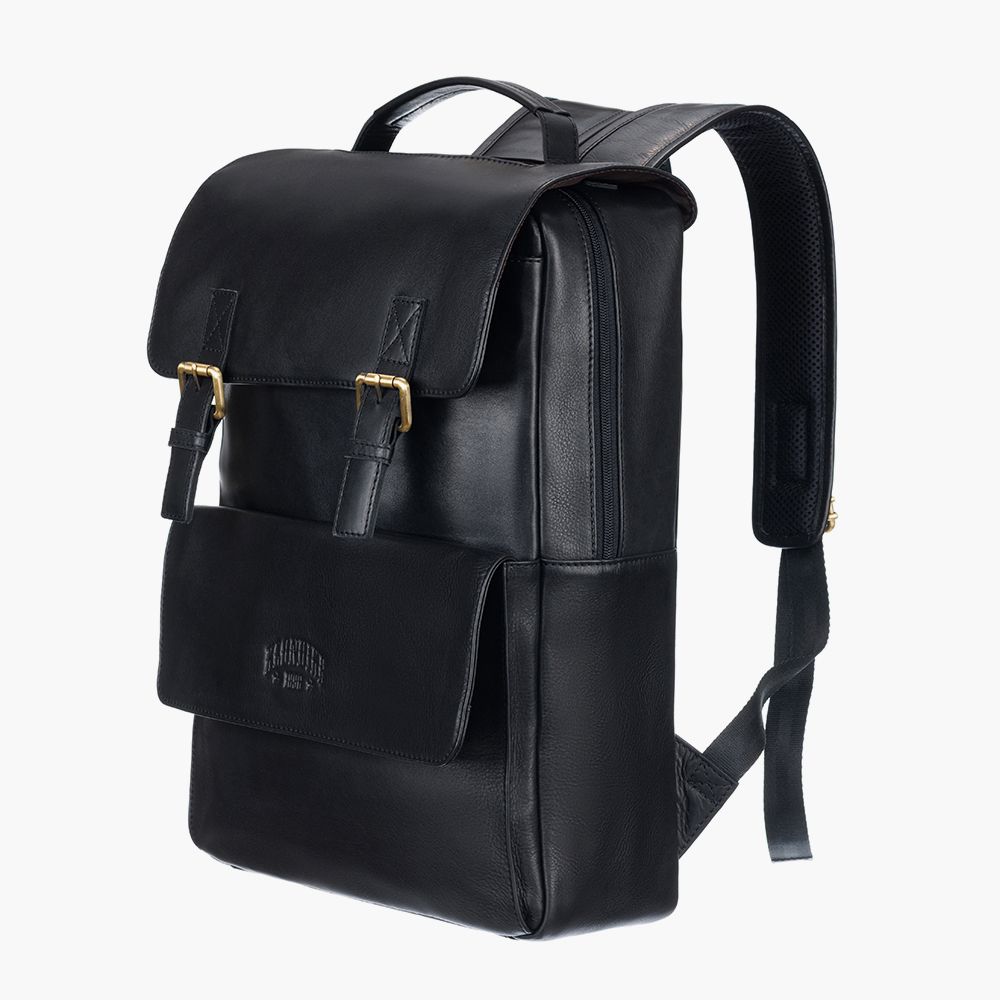 Рюкзак ручной работы Klondike 1896 KD1294-01 из мягкой воловьей кожи с фирменной выделкой Vintage Parchment