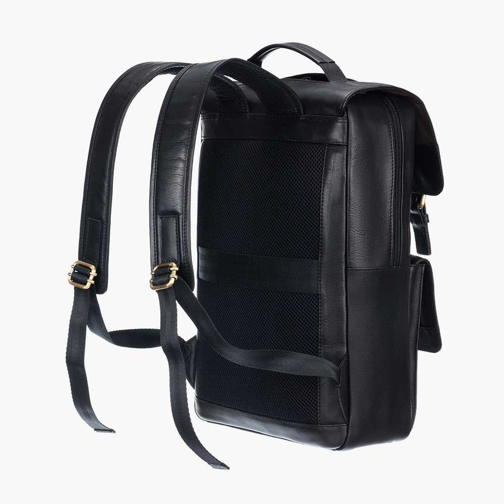 Рюкзак ручной работы Klondike 1896 KD1294-01 из мягкой воловьей кожи с фирменной выделкой Vintage Parchment