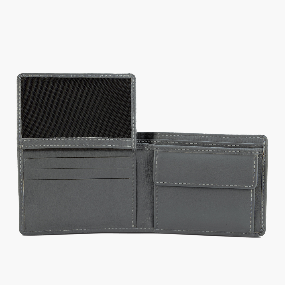 Дизайнерский бумажник из натуральной кожи Mano Don Leonardo 1919 с покрытием AquaShield и RFID-защитой пластиковых карт