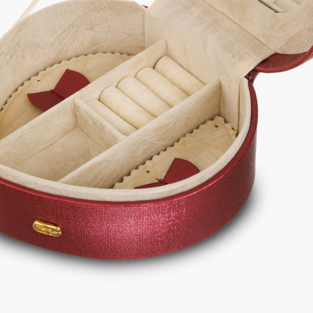 Органайзер для ювелирных украшений Jardin D'ete Elegance с 7 отделениями и дизайнерской отделкой Áltona Bordeaux