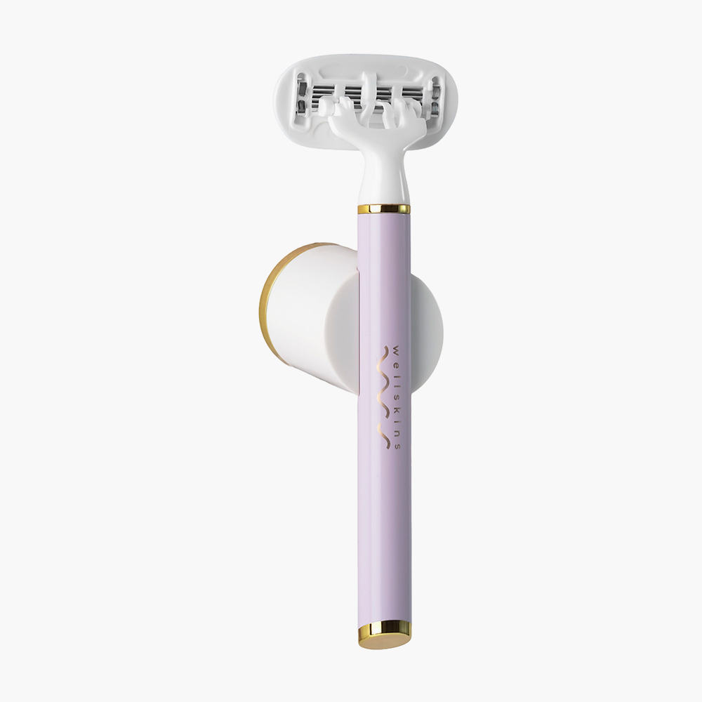 Бритвенный станок Olzori Wellskins с плавающей головкой Leaping Blade, лезвиями с многоэтапной заточкой и системой Catch&Shave