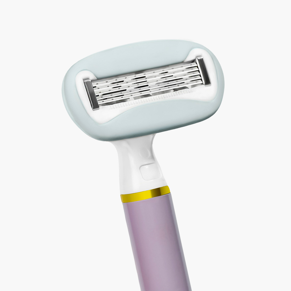 Бритвенный станок Olzori Wellskins с плавающей головкой Leaping Blade, лезвиями с многоэтапной заточкой и системой Catch&Shave