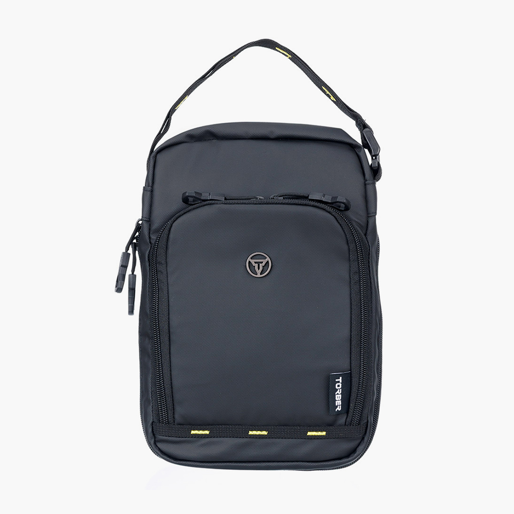 Термосумка для ланча Torber T37312 из экологичной ткани rPET с термоизоляционным слоем PEVA и водоотталкивающей пропиткой