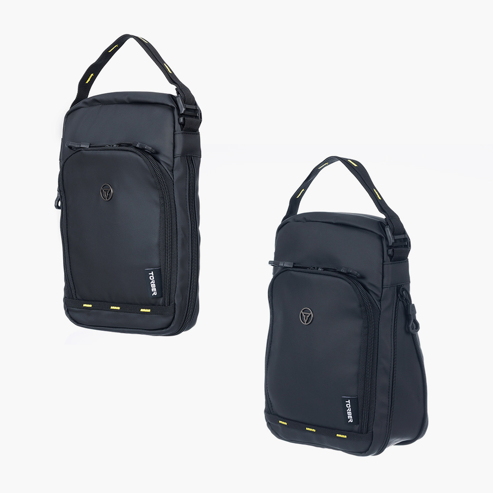 Термосумка для ланча Torber T37312 из экологичной ткани rPET с термоизоляционным слоем PEVA и водоотталкивающей пропиткой