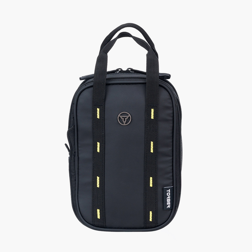 Термосумка для ланча Torber T37332 из экологичной ткани rPET с термоизоляционным слоем PEVA и водоотталкивающей пропиткой