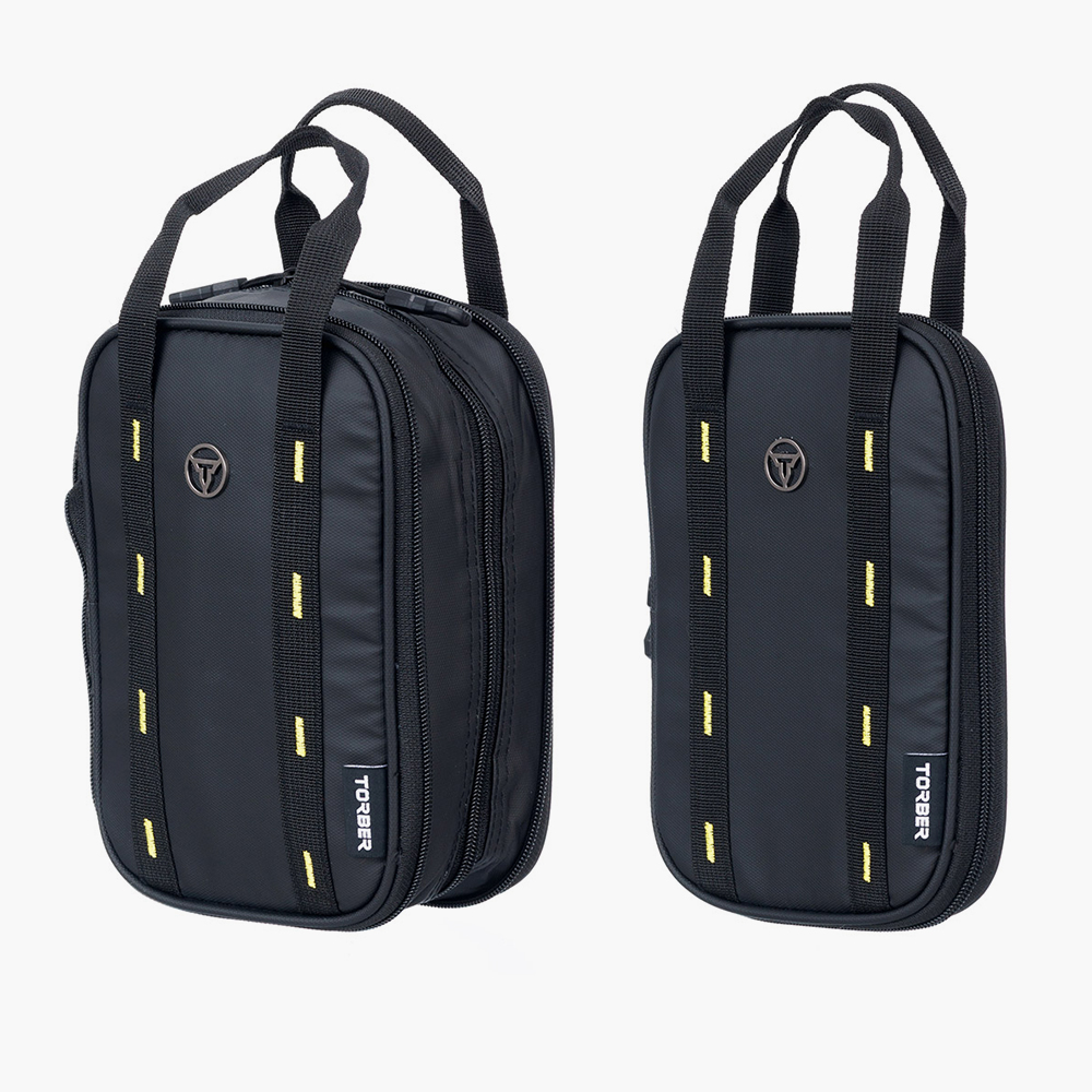 Термосумка для ланча Torber T37332 из экологичной ткани rPET с термоизоляционным слоем PEVA и водоотталкивающей пропиткой