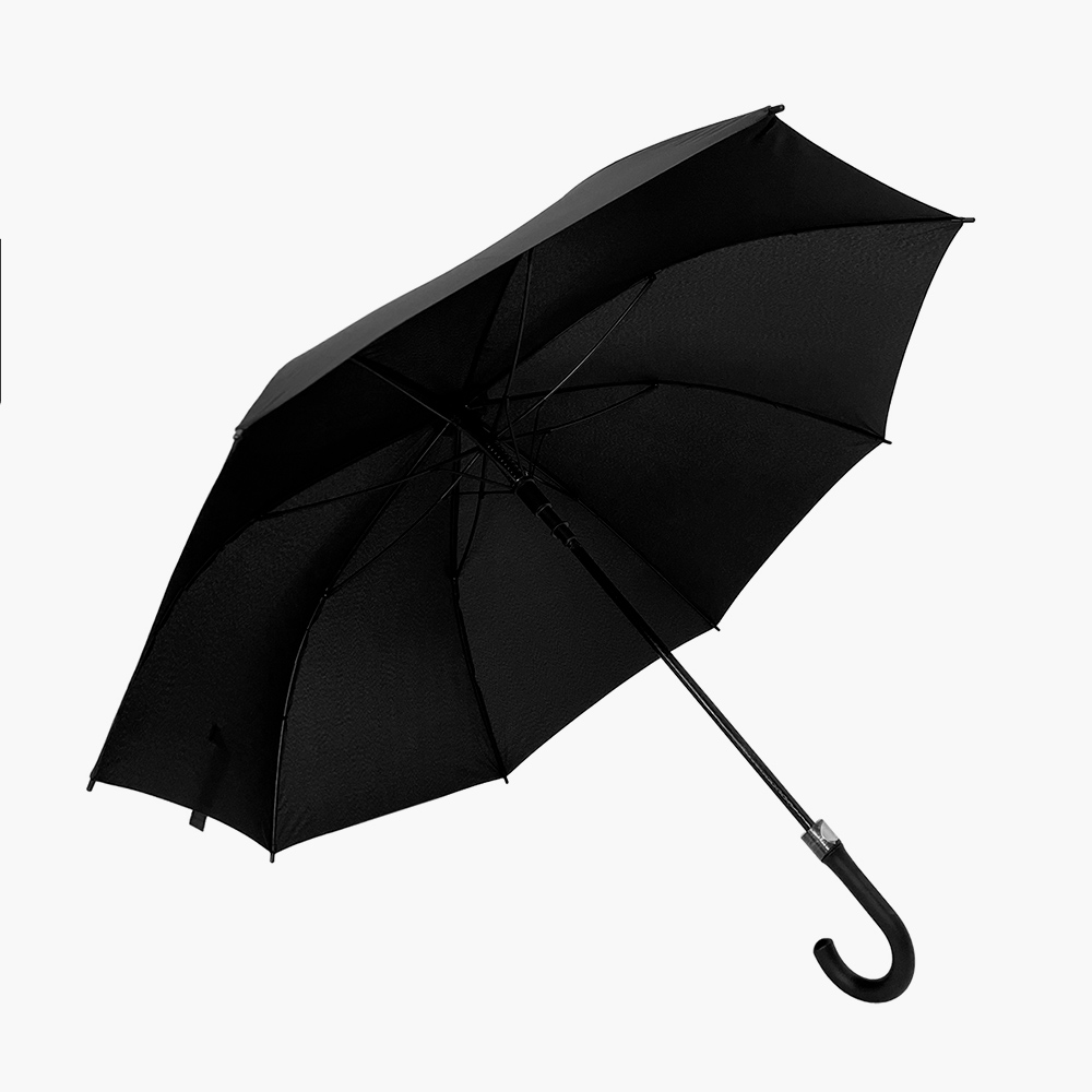 Полуавтоматический штормовой зонт-трость Torber TUST3423NB с прочным фибергласовым каркасом и быстросохнущим куполом Quick Dry