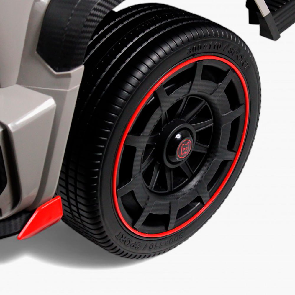 Двухместный детский электромобиль RiverToys Z888ZZ в дизайне Brabus с дистанционной системой управления и медиапанелью