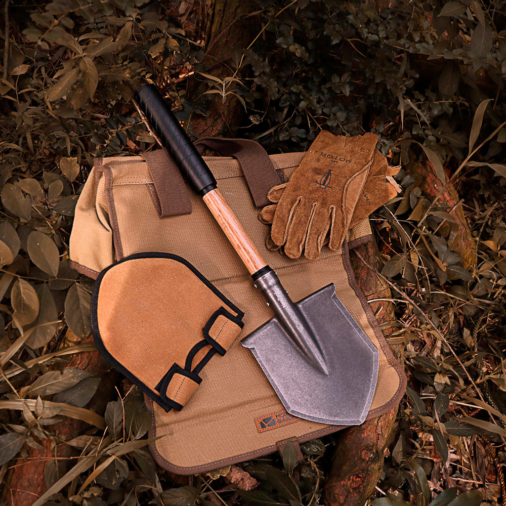 Телескопическая туристическая лопата NexTool Retractable Shovel NE20396 - полноценный рабочий хват — компактное хранение в дороге