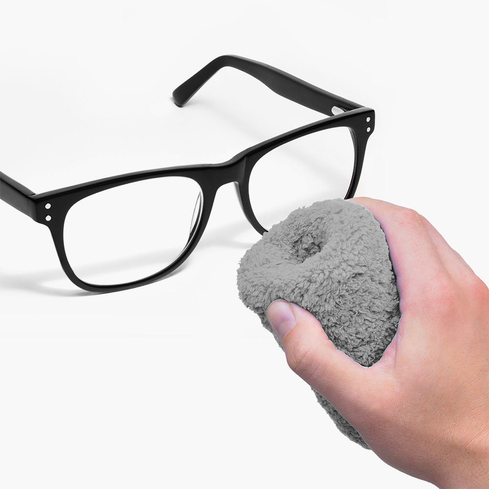 Японский футляр-органайзер для очков Ku-Do из микроволокна Novelizer, в сером цвете