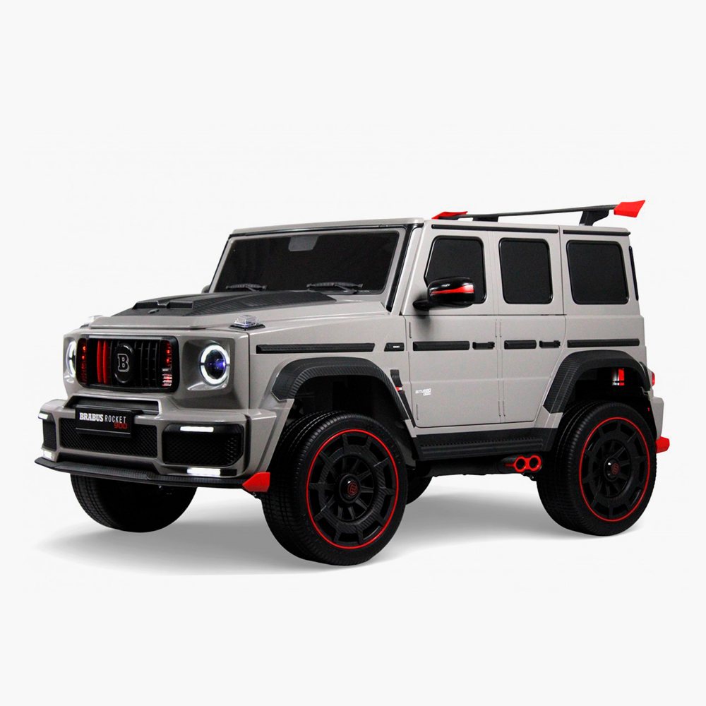 Двухместный детский электромобиль RiverToys Z888ZZ в дизайне Brabus с дистанционной системой управления и медиапанелью