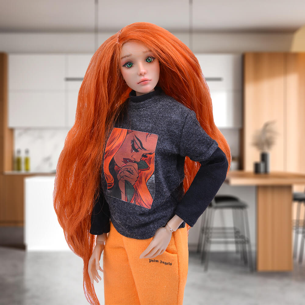 Prym 924292 Термоаппликация Кукла с рыжими волосами